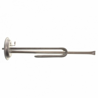 ТЭН RF 1500W, TW PREMIUM, нерж AISI 316L, D92мм, M6, клеммы под разьем, L370мм, трубка под термостат D12мм, 220V